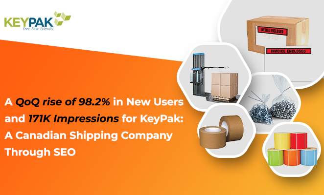 110% Increase in Organic Users & 51% Rise in Conversions For Canadian Packaging Company Keypak